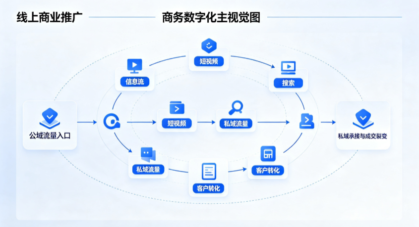 成都线上商业推广怎么做？全域流量闭环搭建与低成本转化实战指南